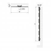 770x600mm Rado Paslanmaz Çelik Parlak Havlupan - 2