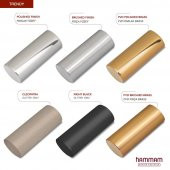 800x500mm Trendy Paslanmaz Çelik Parlak Bronze Havlupan - 3