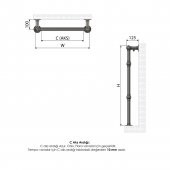 836x572mm Paslanmaz Çelik Malibu Parlak Havlupan - 2