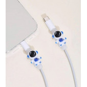 Beyaz Mavi 2'li Astranot Kablo Koruyucu thumbnail 3