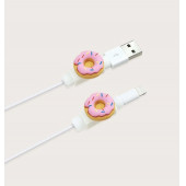 Koyu Pembe Donut Kablo Koruyucu - 2