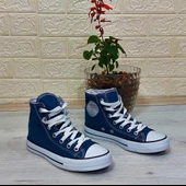 Fiyra 555 Kot Mavi Uzun Unisex Sneaker Keten Spor Ayakkabı - 7