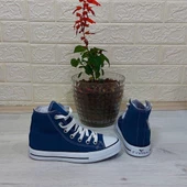 Fiyra 555 Kot Mavi Uzun Unisex Sneaker Keten Spor Ayakkabı - 8