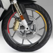 Germany Desing Siyah Kırmızı Sarı Almanya Jant Şeridi Sticker Çınar Extreme - 3