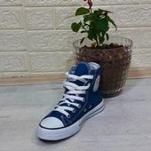 Fiyra 555 Kot Mavi Uzun Unisex Sneaker Keten Spor Ayakkabı - 11