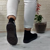 Fiyra 555 Siyah-Siyah Uzun Unisex Sneaker Keten Spor Ayakkabı - 6