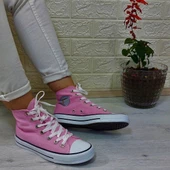 Fiyra 555 Pembe Uzun Unisex Sneaker Keten Spor Ayakkabı - 3