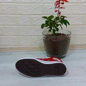 Fiyra 555 Kırmızı Uzun Unisex Sneaker Keten Spor Ayakkabı - 10