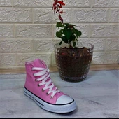 Fiyra 555 Pembe Uzun Unisex Sneaker Keten Spor Ayakkabı - 8