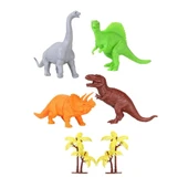 713 Toy Play 6 Parça Dinozor Figür Seti 14-18 cm - 1