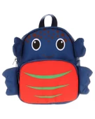 Kaukko Kids Love Navy Blue Bee Anaokul Çantası V6022 - 1