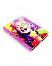 Deffter Marliyn Monroe  96 Yaprak Çizgili Sert Kapak Defter - 5