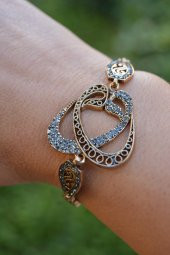 STONEAGE JEWELLERY Çift Vav Kadın Otantik Bileklik thumbnail 1