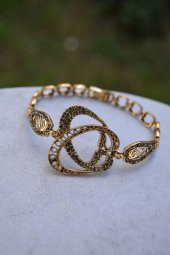 STONEAGE JEWELLERY Çift Vav Kadın Otantik Bileklik thumbnail 3