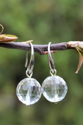 STONEAGE Bayan Top Kristal Küpe thumbnail 2