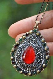 STONEAGE JEWELLERY Yakut Taşlı Kolye - 1