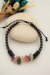 STONEAGE En Sevilen Doğal Taşlarla Hazırlanan Metalsiz Kolye Şifa Kolyesi thumbnail 1