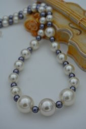 STONEAGE CAM İNCİ SÜZME KOLYE thumbnail 7