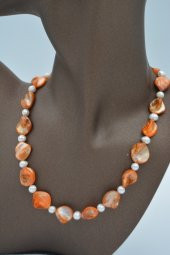 STONEAGE GEÇEK İNCİ VE SEDEF KOLYE thumbnail 4