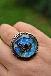 STONEAGE Kız Kulesi Ayarlanabilir Kadın Yüzük thumbnail 1