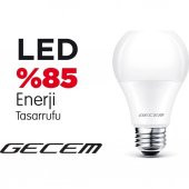 Gecem Led Ampul 9W 3000K E27 Led Ampul - 3