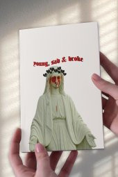 Young, Sad, Broke A5 Çizgisiz Defter (50 Sayfa) - 1