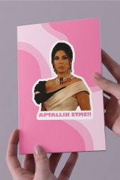 Firdevs Hanım Aptallık Etme A5 Çizgisiz Defter (50 Sayfa) - 1