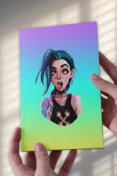 Jinx Gamer Renkli A5 Çizgisiz Defter (50 Sayfa) - 1