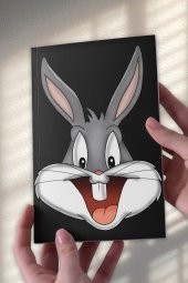 Buggs Bunny Gri A5 Çizgisiz Defter (50 Sayfa) - 1