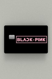 Blackpink Logo Kredi Kartı, Akbil ve Kart Kaplama Stickerı - 1
