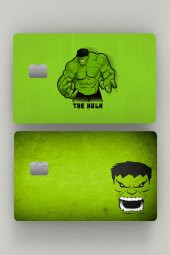 Yeşil Dev Hulk 2li Kredi Kartı & Akbil Sticker Kaplama - 1