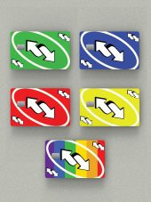 Uno Kart 5li Çipli veya Çipsiz Kart, Kredi Kartı, Akbil Kaplama Stickerı - 1