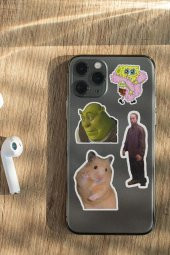 Memes 25li Laptop, Tablet, Cep Telefonu, Ajanda, Matara Sticker Seti - 2