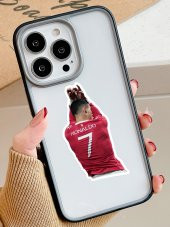 CR7 Aynı Zamanda Telefon Stickerıolando SİÜ Cep Telefonu Stickerı (2 Adet) [Selefonlu] - 1