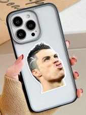 CR7 Aynı Zamanda Telefon Stickerıolando Cep Telefonu Stickerı (2 Adet) [Selefonlu] - 1