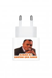 Kurtlar Vadisi Çakır Azdan Az Şarj Aleti Etiketi - Şarj Aleti Sticker (2 Adet) - 1