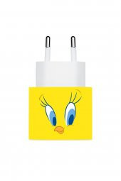 iPhone 20W Şarj Aleti Kaplaması - Tweety Full Kaplama - 1