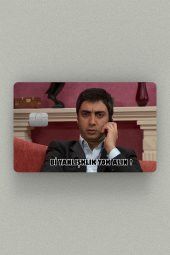 Kurtlar Vadisi Polat Bi Yanlışlık Yok ! Kredi Kartı & Akbil Sticker Kaplama - 1