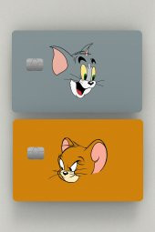 2li Tom ve Jerry Kredi Kartı & Akbil Sticker Kaplama - 1