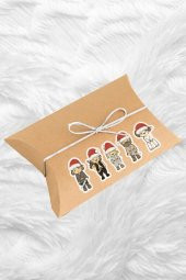 Yılbaşı Noel Star Wars 10lu Laptop, Tablet, Cep Telefonu Sticker Seti - 3