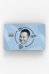 Serdo Ben Adam Olmam Çipli/Çipsiz Kart Stickerı Kaplama - 1