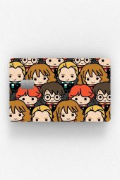 Harry Potter Kawai Çipli/Çipsiz Kart Stickerı Kaplama - 1