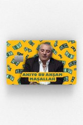 Kolpaçino Akıyor Maşallah Kredi Kartı Sticker Kaplama - 1