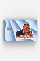 Kurtlar Vadisi Çakır Azdan Az Çipli/Çipsiz Kart Stickerı Kaplama - 1