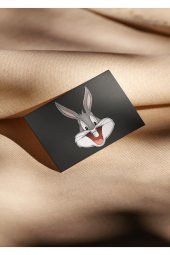 Gri Buggs Bunny Fotokart, Kartvizit Telefon, Cüzdan, Duvar Aksesuarı - 2