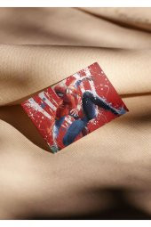 Kırmızı Spiderman Fotokart, Kartvizit, Telefon, Duvar Cüzdan Aksesuarı - 2