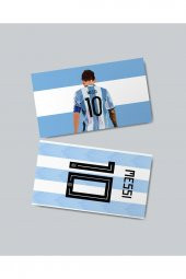 2li G.O.A.T Messi Fotokart, Kartvizit Telefon, Cüzdan, Duvar Aksesuarı - 4