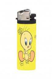 Tweety Cırrık Kuşu Full Kaplamalı Gazlı Çakmak - 1