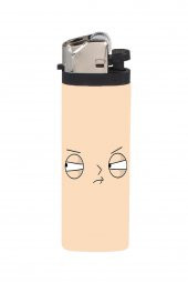 Family Guy Stewie Surat Full Kaplamalı Gazlı Çakmak - 1