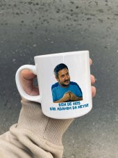 Gibi Yılmaz Bende Hoş Adamım Hediyelik Beyaz Seramik Kupa - 1